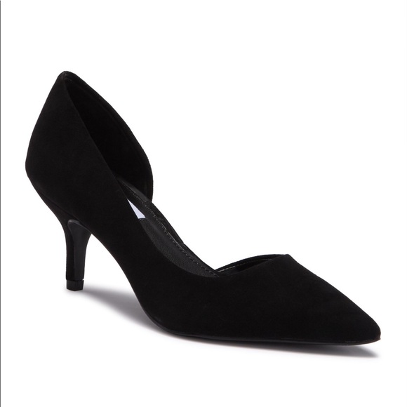 Steve Madden Shoes - Steve Madden 51/2 “Flory” Black Suede Heels
